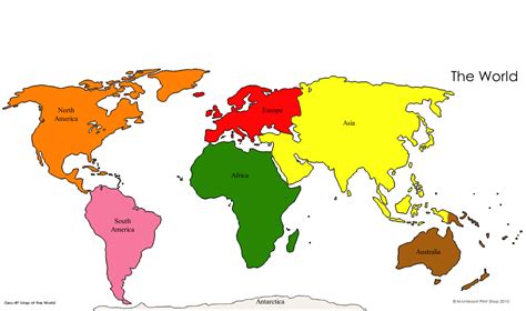 Colored World Map with Names 的图像结果