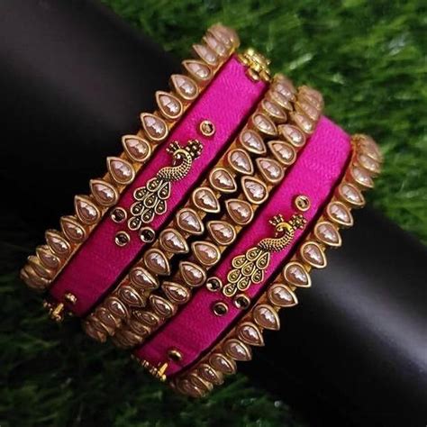 Silk Thread Bangles - Buy Silk Thread Bangles Designs online at Best ...