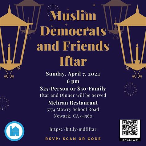 Muslim Dems and Friends Annual Iftar, Mehran Restaurant & Catering ...