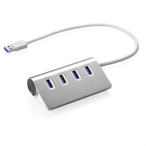 CLUSPEX USB 3.0 Hub 4-Port Portable Data Hub for Mac, iMac, MacBook Pro ...