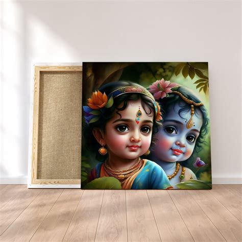 Lord Radha Krishna ji paintings wall Arts - Vignette Store