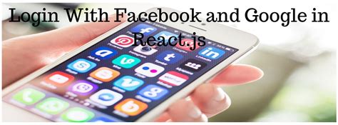 Login with Facebook and Google in React App | JSON World