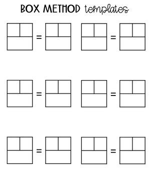 Box Method Geometry for Equations 的图像结果