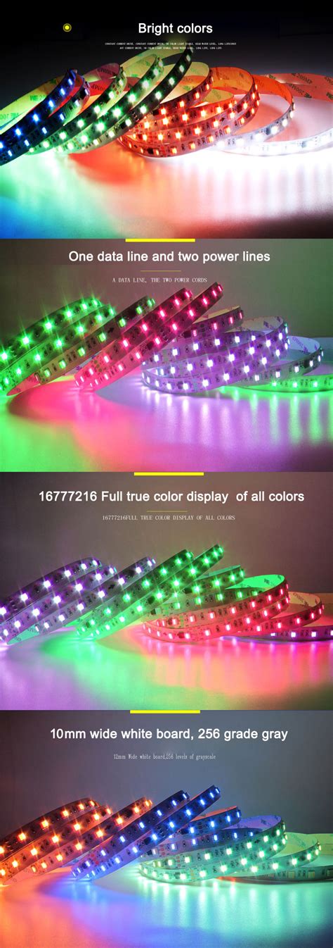 Addressable Color Chasing LED Strip Light Kit 的图像结果