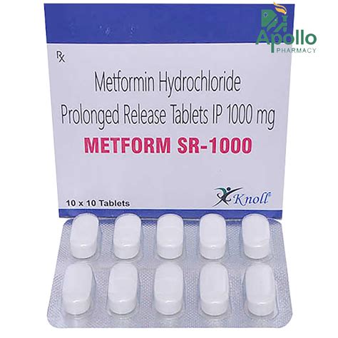 METFORM SR 1GM TABLETS 1 | Uses, Side Effects, Price | Apollo Pharmacy