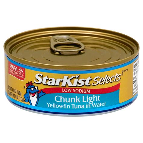StarKist Selects Low Sodium Chunk Light Tuna in Water - Shop Seafood at ...
