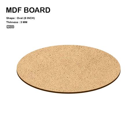 MDF Oval 8 inch pack of 2 – Sketch Lobby