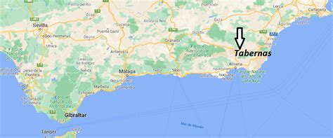 ¿Dónde está Tabernas Desert? Mapa Tabernas Desert - ¿Dónde está la ciudad?