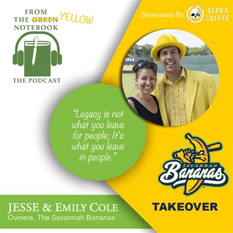 S3,Ep41: Jesse and Emily Cole - Leading with the Savannah Bananas ...