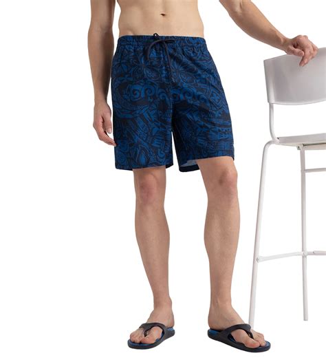 Buy Speedo Men's 4 Way Flex Essential Printed Watershorts With Side ...