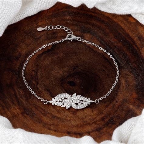 Aura 925 Sterling Silver Bracelet with Adjustable Length – Tuanz