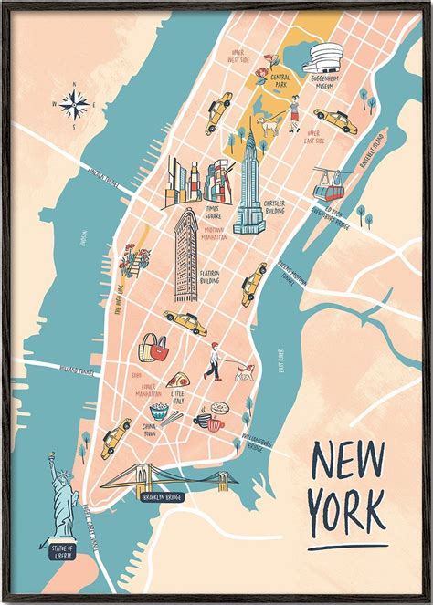 Printable New York City Map - New York Map 1 tour map of new york city