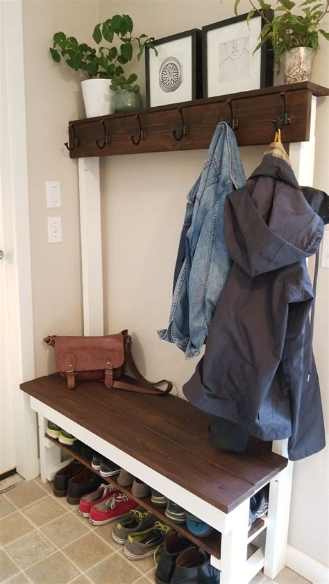 Diy Entryway Coat Rack Bench at Rachel Quinn blog