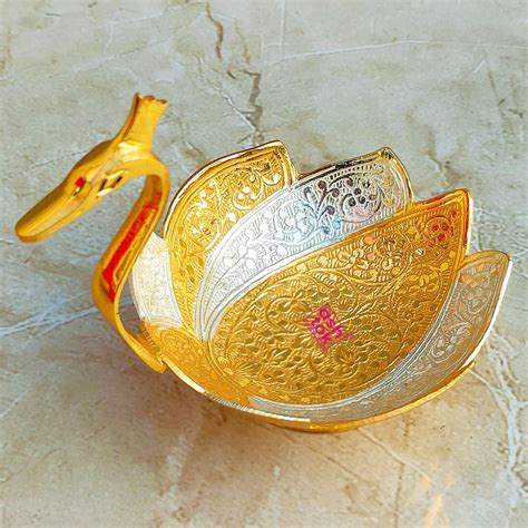 Meenakari Duck Design Gift Bowl, Return Gift Item – Ashtok