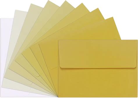 54-Pack Yellow 5x7 Envelopes Self Seal A7 Envelopes, | Ubuy India