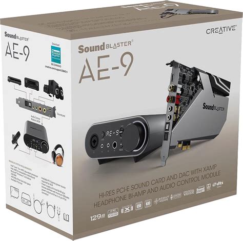 Creative Sound Blaster AE-9 Sound Card (Metallic Gray) - Newegg.com