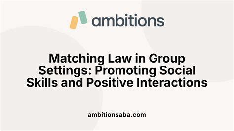 What is matching law and how does it apply to ABA