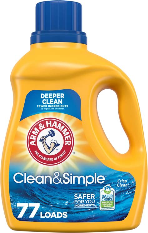 Amazon.com: Arm & Hammer, Detergent Free & Clear Sensitive Skin, 67.5 ...