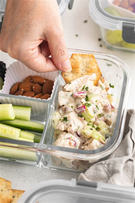 Meal Prep Chicken Salad Lunch Boxes