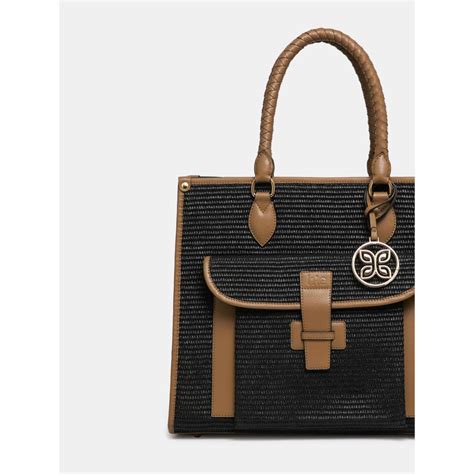 Buy HIE Black Grace Tote Bag (L) Online