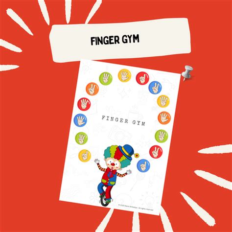 Finger Gym Play for Motor Skill Development (Digital Download)