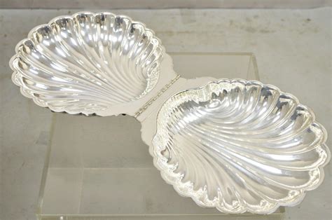 Leonard Silverplate Clam Shell Form Silver Plated Hinged Warmer with ...