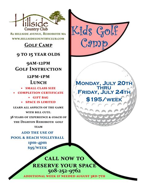 Golf Camp Program 的图像结果