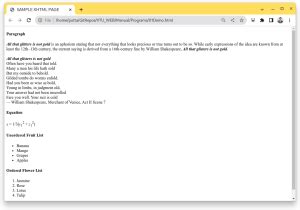 Web Technology Lab VTU Lab 8 Program 的图像结果