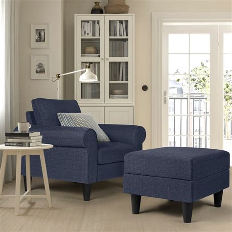 GAMMALBYN footstool, Kilanda dark blue - IKEA