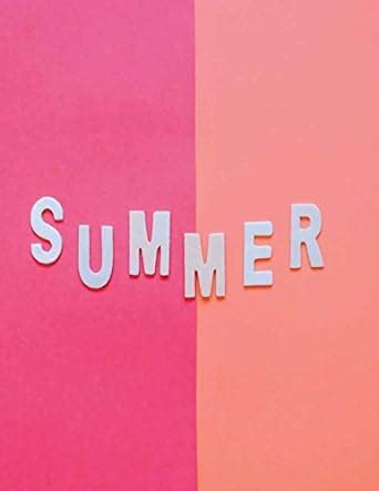 Summer: Summer cover and Dot Graph Line Sketch pages, Extra large (8.5 ...