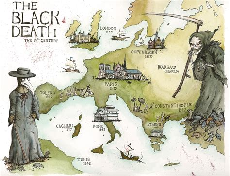 Black Plague Map