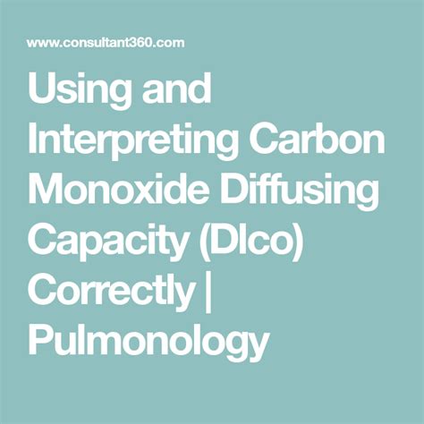 Image result for Carbon Monoxide Diffusing Capacity Test