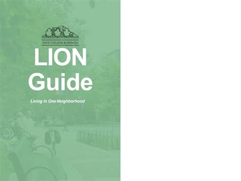 Lion Guide 的图像结果