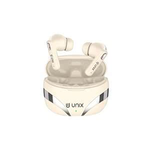 Unix Wireless Buds Wings with 40 Hours Battery Life & Quad Mic 13mm ...