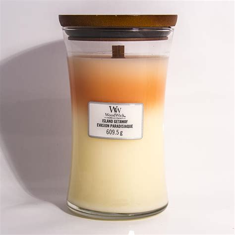 WoodWick Trilogy Island Getaway glass large | ExcaliburShop