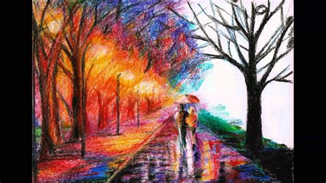 crayon drawing of leonid afremov's artwork | pics for you | Crayon ...