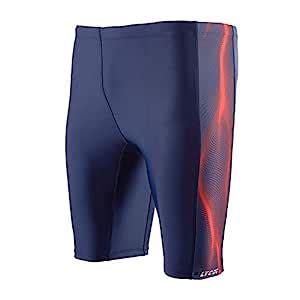 Buy Lycot Men's Lycra Jammer Pattern Swimwear (Size : M,Color : Navy ...