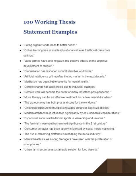 Informative Thesis Statement Examples 的图像结果