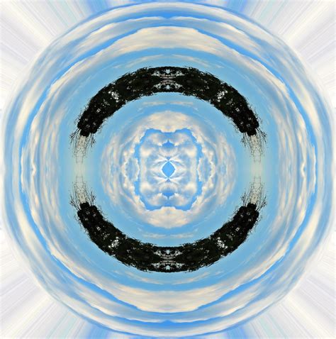 Sphere With Cloud And Trees Free Stock Photo - Public Domain Pictures