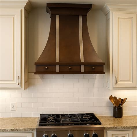 Decorative Copper Kitchen Vent Hood | Artisan Hand-Hammered Range Hood ...