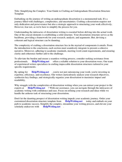 Dissertation Structure Examples 的图像结果