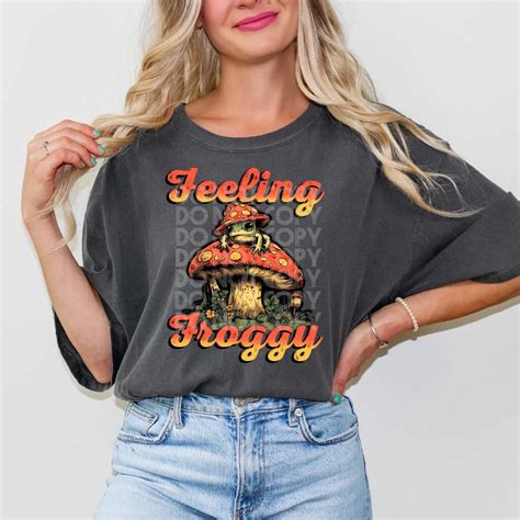 Feeling Froggy #1559 - Ready to Press DTF Transfer Full Color – Pro Blanks