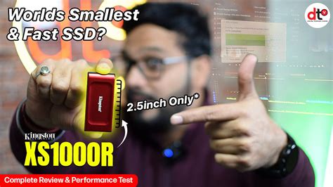 My NEW Pocket Friendly Portable SSD : Kingston XS1000R | Complete Review 🔥😯
