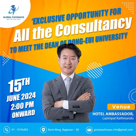 Meet the Dean of a DONG-EUI UNIVERSITY, Hotel Ambassador by ACE Hotels ...