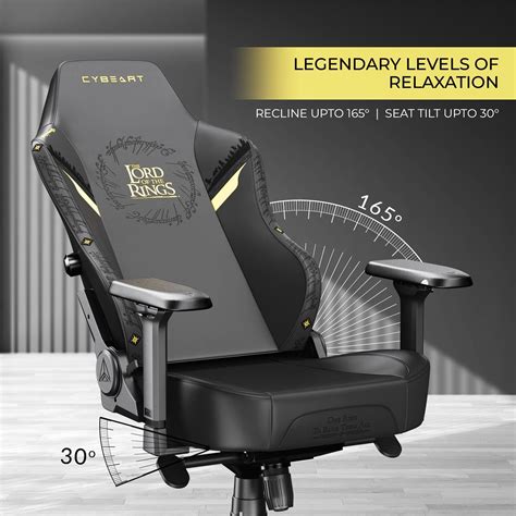 Lord of the Rings Blacked Edition Gaming Chair | Cybeart – Cybeart India