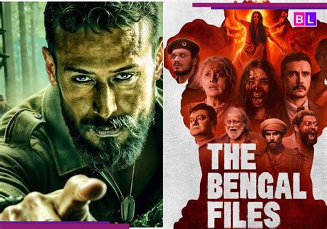 Baaghi 4 vs The Bengal Files box office day 1: Tiger Shroff's movie ...