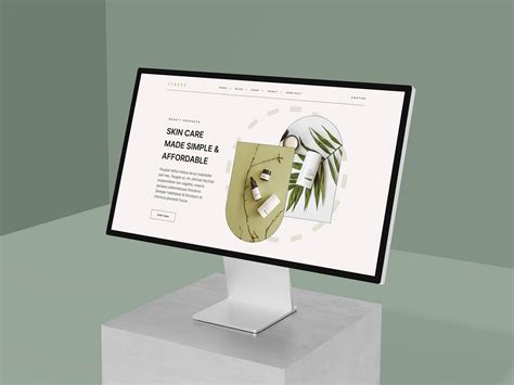 Free Apple Studio Display XDR Website Screens Mockup PSD - Good Mockups