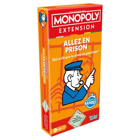 Acheter Monopoly - Extension Allez en prison - Hasbro - Jeux de société