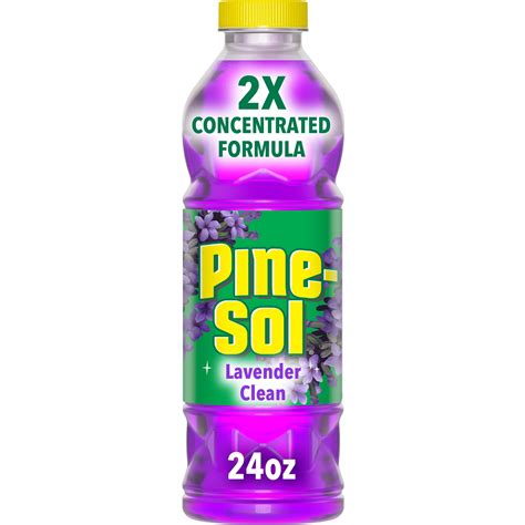 Pine-Sol Multi-Surface Floor Cleaner, Lavender Clean, 24 Fluid Ounces ...
