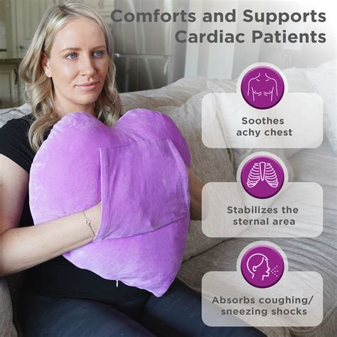 Zomaple Heart Pillow for After Heart Surgery – Open Heart Surgery Recovery Pillow – Cardiac ...